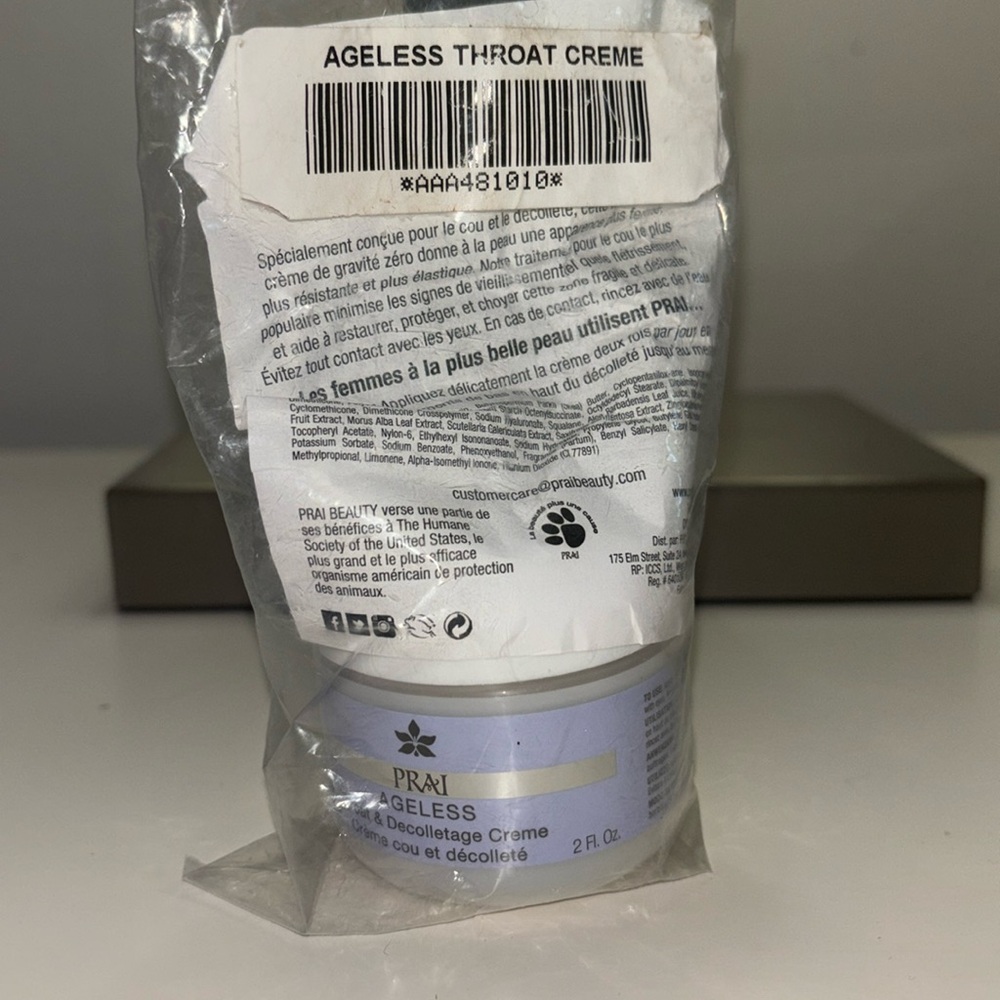 Prai AGELESS Throat & Décolletage Cream New Sealed 59ml